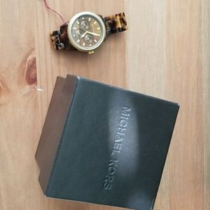 Michael Kors tortoise watch